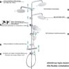 JOHO Adjustable Height Adjustable Shower Column Shower Shower Bathroom Shower System Shower Bath Shower with Shelf Shower with Showe