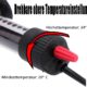 CAM2 Chauffage d'aquarium 60 l 50 W avec indicateur de temperature - Baton chauffant pour aquarium et aquarium (XS-50 W)
