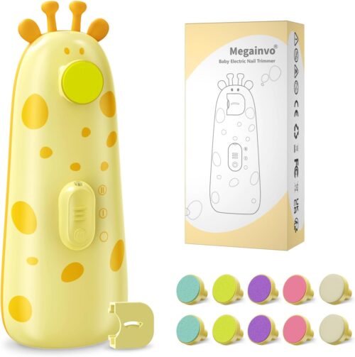 Lime à ongles bébé électrique Megainvo faible bruit
