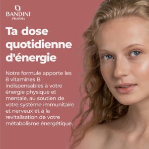 Bandini Vitamine B Complex 180 Comprimes vegan - Vitamines du complexe B bioactives et a haute absorption - Forme bioactive Quatr