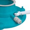 AquaSunctionTM Leaf Vacuum, 37.5 cm, Mesh Debris Bag, 8 High Pressure Jets, 4 Multi-Directional Wheels, 3 Brushes