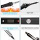 Zhufas Fer a Souder, 80W Kit de Fer a Soudure, Fer a Souder Etain de Precision avec Pompe a Dessouder, Temperature Reglable 180480C