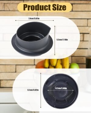 Tasse a Mesurer pour Thermomix TM6 TM5, Couvercle du Gobelet Doseur TM5 TM6 avec Graduation 100ml et 50ml pour Gobelet Soseur Thermo