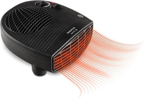 Taurus TFH3001 - Radiateur soufflant 2000W, Thermostat reglable, 3 positions de chauffage (FroidChaud), Surface jusqu'a 20m2, 2 pui