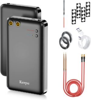 Machine a souder par point,Kerpu 5000mah 11 Grades supporte le mode AutoManuel avec 5M Feuille de Nickel,support de batterie