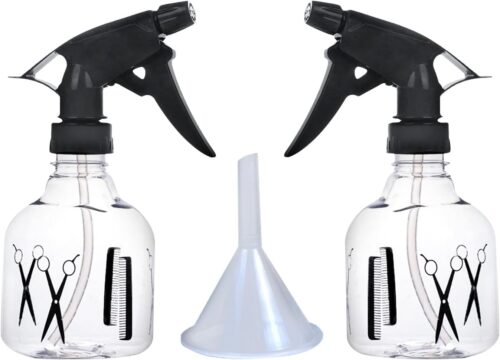 TAFACE Lot de 2 flacons pulverisateurs en plastique de 250 ml avec pointe de pulverisation reglable, anti-fuite, longue duree de vie