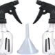 TAFACE Lot de 2 flacons pulverisateurs en plastique de 250 ml avec pointe de pulverisation reglable, anti-fuite, longue duree de vie