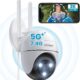 Caméra surveillance 2K WiFi ieGeek extérieure 360°