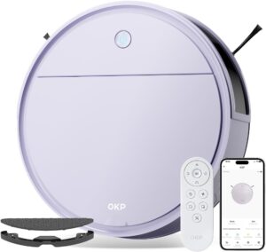 Aspirateur robot OKP K5 Pro – 5000PA Wi‑Fi Alexa 150min