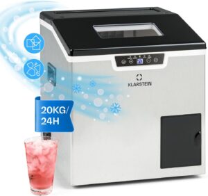 Machine à glaçons Klarstein 3 L, 20 kg, autonettoyante