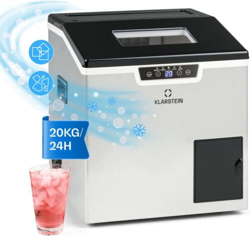 Machine à glaçons Klarstein 3 L, 20 kg, autonettoyante