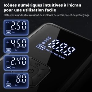 Gonfleur de pneus sans fil Oasser mini 150 PSI USB-C