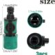 XIAQICA 3 Pieces Raccord Tuyau D'arrosage avec Vanne de Regulation 15mm Adaptateur Robinet Tuyau Arrosage Raccord Rapide Arrosage po