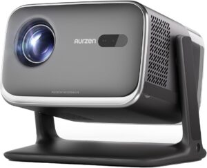 Projecteur 4K Aurzen Boom Mini - Google TV, Dolby, 500 ANSI
