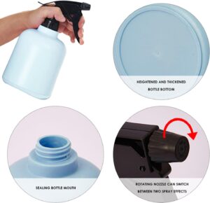 NYGGTYK 1 flacon pulverisateur en plastique pour plantes - Pour l'interieur et l'exterieur - Pulverisateur de pompe a eau (bleu)