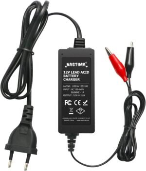 Chargeur SLA 12V 1200mA NASTIMA - court-circuit/surcharge