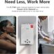61o5q0-pL._AC_SL1200_.jpg 20LPM Gas Water Heater, 40KW Instant LPG Water Heater with Water Pressure Required Very Low 0.1 Bar for Shower and Demand, Works on