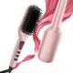 Lisseur a cheveux Megawise (2025) avec brosse en ceramique ; Fer plat double tension anti-brulure Cordon rotatif Arret automatiq