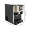 Ice Maker for Home Camping Catering 3 in 1 Shaved Ice Maker Ice Maker Ice Maker LCD Display (Touch)