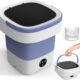 Mini Machine a Laver,12L Machine a Laver Portable,Mise a Jour Mini Lave Linge avec 3 Modes de Nettoyage en Profondeur Panier D'ess