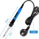 WinGluge Fer a Souder Etain de Precision, Kit de Soudure 80W Temperature Reglable 180-480C Visible, 5 Pointes de Rechange et Suppor