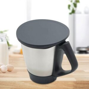 Couvercle en Silicone Pratique et Reutilisable pour Thermomix (TM6, TM5, TM31) Facile a Utiliser et Parfait pour Remplacer le Film