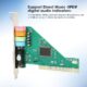 PCI 4.1 Sound Card Internal Stereo Surround Sound Card Audio Card for Desktop Computer, CMI8738 Chip, for 98forXPNT Signal Voltag
