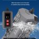 JULIAQUA Chauffage Aquarium avec Affichage Temperature Eco Rechauffeur reglable 25W50W100W150W (Q-25W)