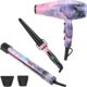 3 EN 1 Seche Cheveux Lisseur Cheveux Boucleur a Cheveux, PARWIN PRO BEAUTY Styling Set, Seche Cheveux Professionnel, Fer a Boucl