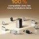 61p0QUj95dL._SL1500_.jpg ECOFLOW STREAM AC Pro, batterie capacite de 1,92 kWh, 100 compatible avec toutes les kit solaire avec batterie, Sortie 1200 W, exte