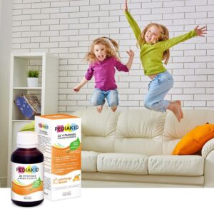 Pediakid Complement Alimentaire Naturel 22 VitaminesOligo-Elements Formule Exclusive au Sirop d'Agave Optimise Apports en Vitamines