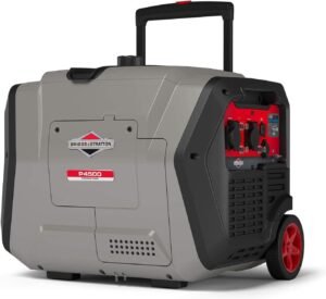 Groupe electrogene a onduleur portable a essence PowerSmart Series Inverter P4500 de Briggs Stratton, alimentation propre 4500 wat