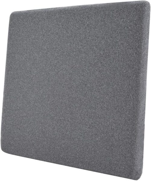 Coussin de siège mousse mémoire AmazonBasics gris 38x38x3 cm