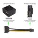 61piSLW6e7L._SL1500_.jpg Adaptateur PCIe JD SATA 15 broches vers 6 broches x5