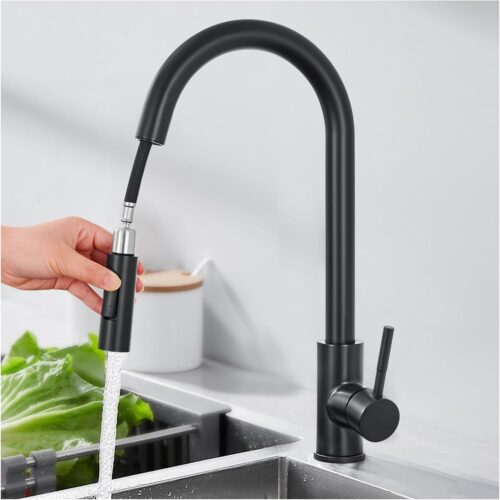 Mitigeur cuisine MIDINGCHAI douchette rotative 360° 2 modes