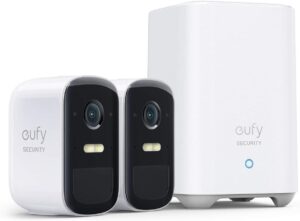 61qRkO1VMQL._AC_SL1500_.jpg eufy Security eufyCam 2C Pro Camera Wireless Outdoor WiFi Surveillance, 180 Days Battery Life, 2K Resolution, Night Vision, No Month
