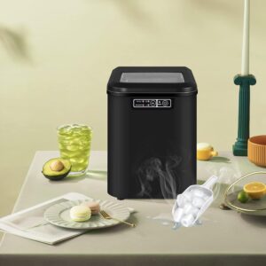 Machine à glaçons WOLTU 12 kg/24h autonettoyante noire