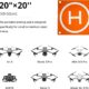 PGYTECH Drone Landing Pad Pro V2, Tapis Datterrissage Pliable pour DJI Air 3SAir 3Air 2SMavic 3 ProAVATA 2AVATAFPVMavic Mini