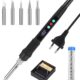 Zawaer Fer a Souder,100W Kit de Fer a Soudure,Visible Fer a Souder Electrique,Fer a Souder Etain de Precision,Temperature Reglable 1
