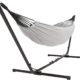 Vita5 Hamac sur Pied Exterieur pour des Heures de Detente, Hamacs 2 Personnes avec Toile en Coton, Support Portable et Solide en Aci