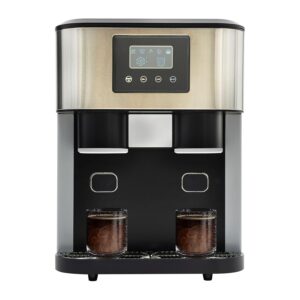 Machine à glaçons 3 en 1 inox, glace pilée, nettoyage 1 clic