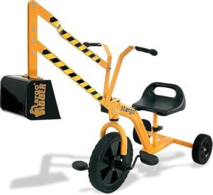 Tricycle excavatrice Stargo – pelle, pédales, roue rotative