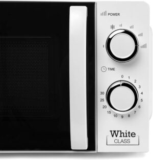 Orbegozo Mi 2115 Four a micro-ondes, 20 l de capacite, 6 niveaux de fonctionnement, minuterie jusqua 30 min, 700 W, blanc