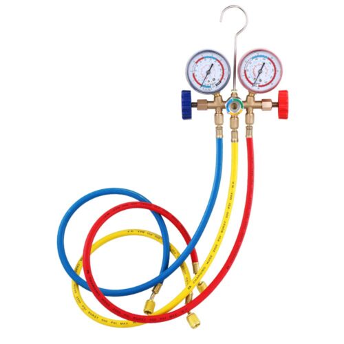Refrigerant Manometer Manometer Air Conditioning Tools with Hose and Hook for R12 R22 R404A R134A