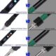 Yulado Fer a Souder,Kit de Fer a Soudure 100W,Visible Fer a Souder Electrique,Fer a Souder Etain de Precision,Temperature Reglable 1