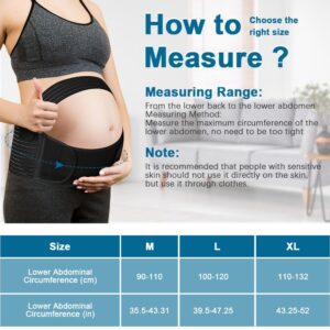 61u7tkXFllL._SL1001_-1.jpg AUYAO Ceinture de Grossesse Respirante Réglable - Soutien Abdominal/Lombaire