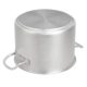 Amazon Basics Marmite avec couvercle Acier inoxydable avec revetement aluminium 9.5 litres, Argente (Anciennement marque AmazonComme