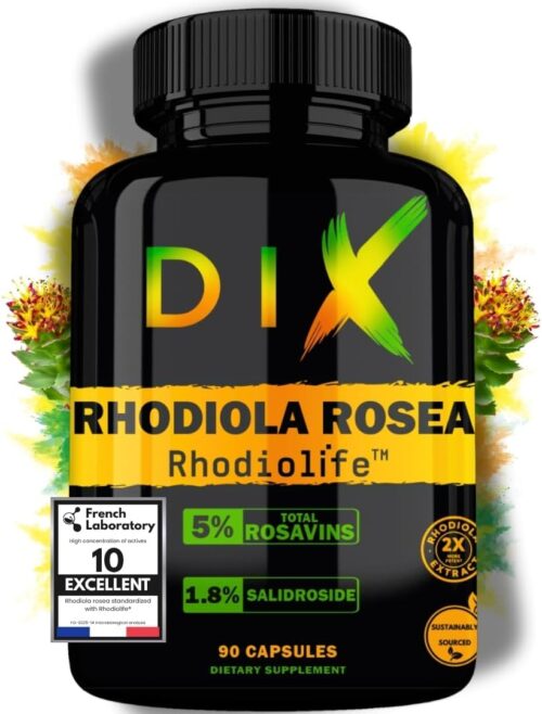 RHODIOLA ROSEA 2X Plus D'actif 5 Rosavine 1,8 Salidroside Qualite Unique Rhodiolife Performance Adaptogene Bien etr