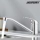 Jass Ferry Robinet de cuisine traditionnel monobloc avec bec pivotant Chrome