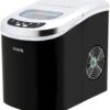 H.Koenig Machine à Glaçons KB12, 12kg en 24h, 2 tailles de Glaçons, Automatique, Electrique, Compact, Portable, Silencieuse 2,2L, Ra